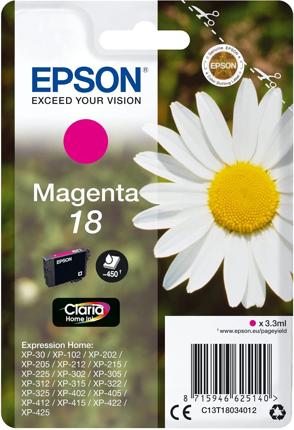 Epson 18 Ink Cartridge Magenta