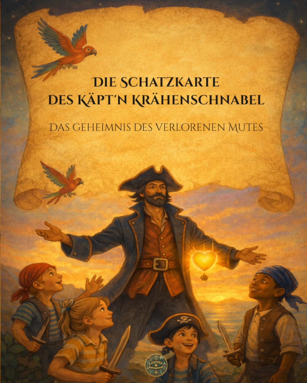 Die Schatzkarte des Käpt’n Krähenschnabel: Ein Lichtpfad Kinderabenteuer über Mut, Vertrauen und innere Stärke