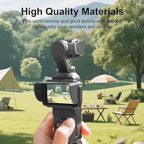 Miniatura 4 de Parasol de pantalla para DJI Osmo Pocket 3, protector de parasol antirreflejo, cubierta rígida de ABS para mayor visibilidad con luz brillante,