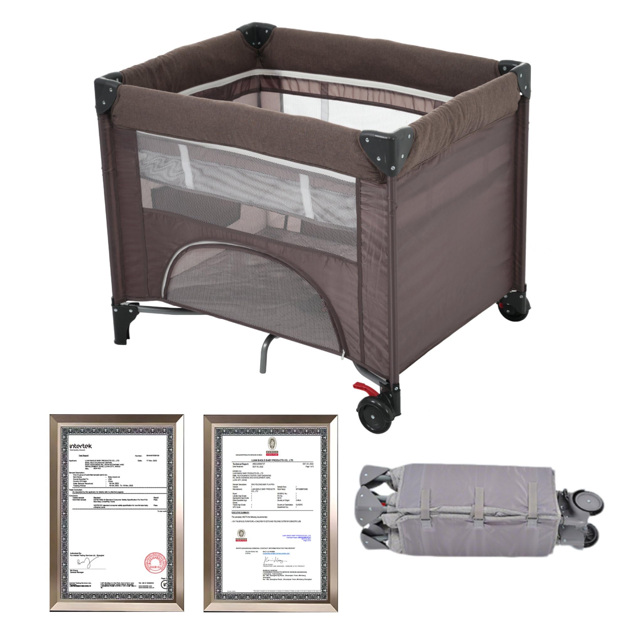 Amazon.co.jp: BTYJLEBE ベビーベッド 折りたたみ 【EN716（ヨーロッパ