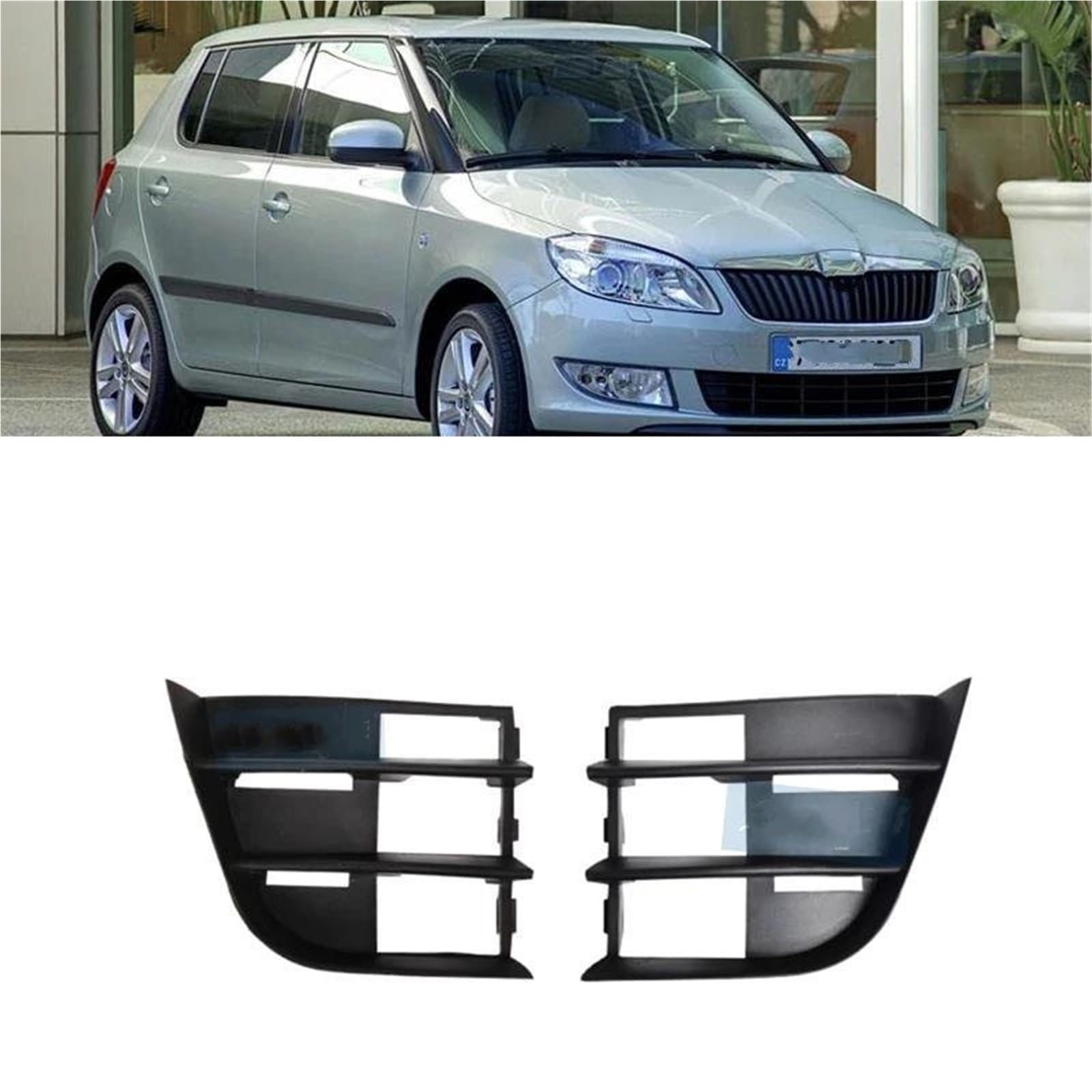 Bumper Grille FOR SKODA FABIA 5J 2007-2010 - View #7