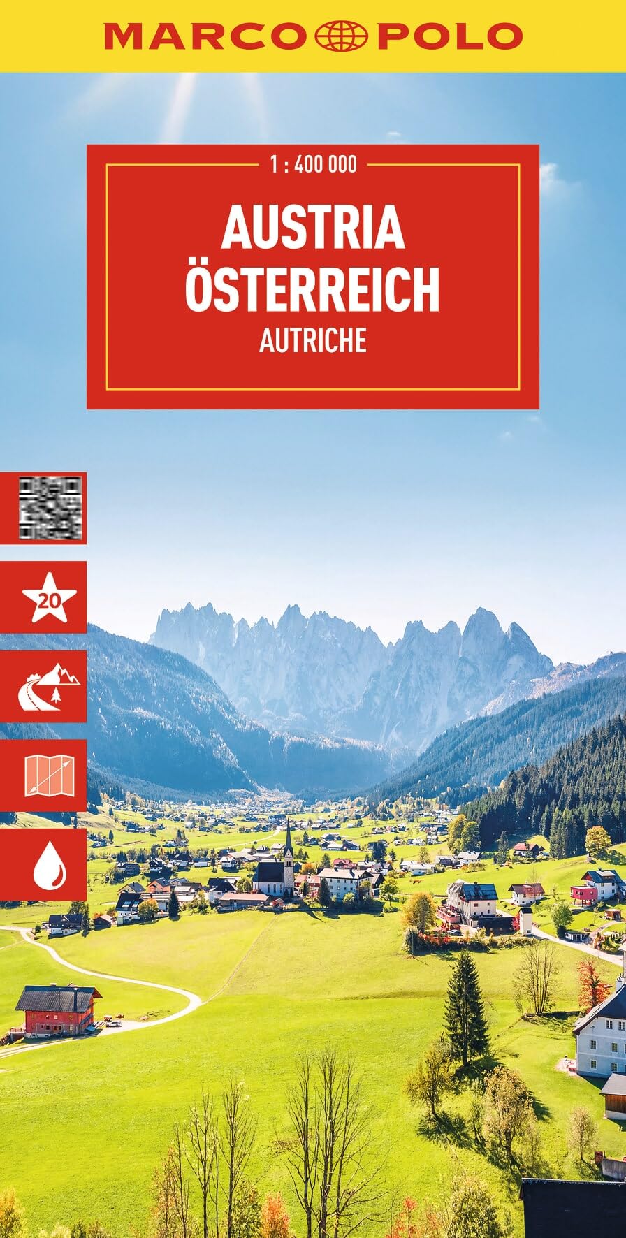 Austria Marco Polo Map 9783575022059