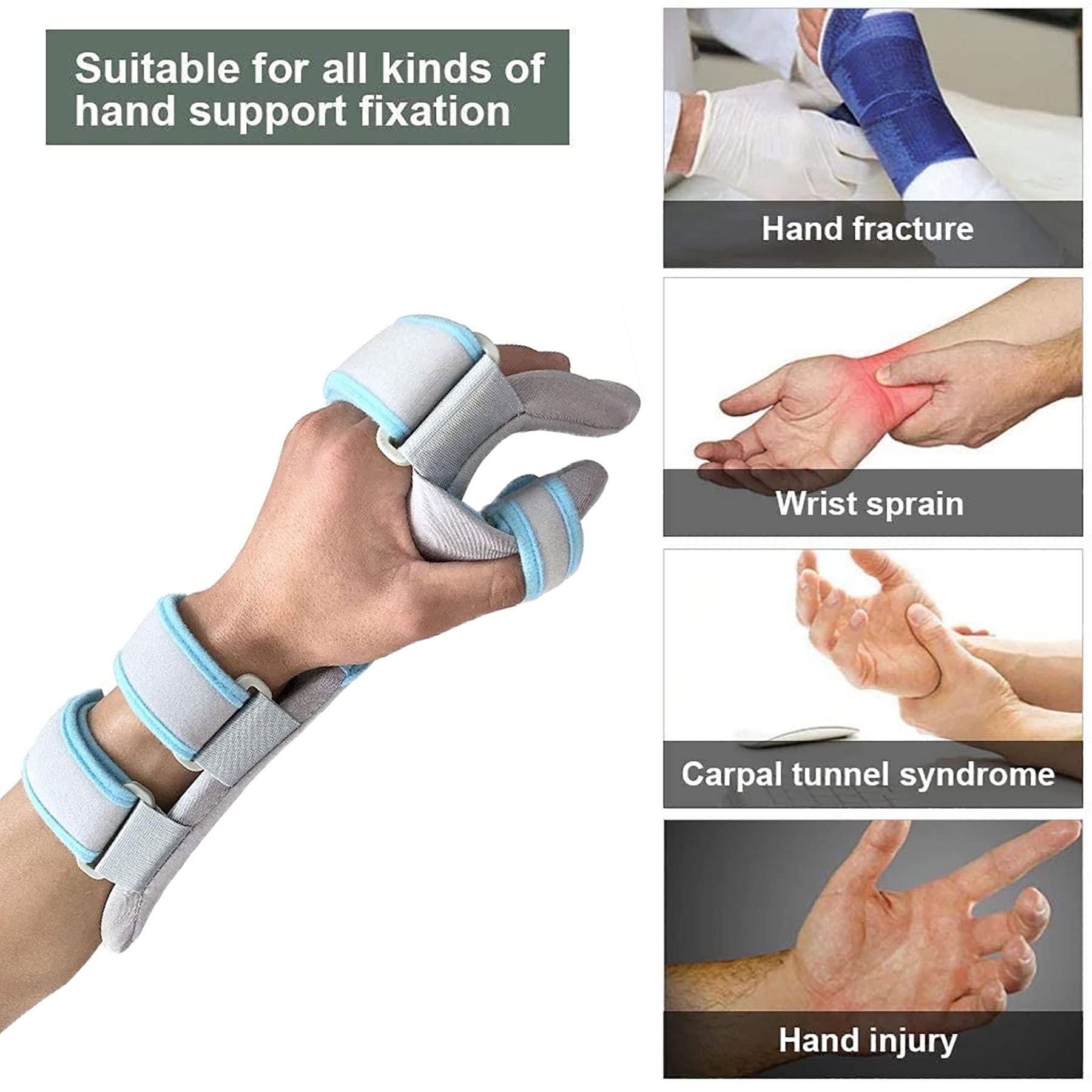 Handgelenkschiene Zur Handstabilisierung Für Lindert Handgelenkschmerz Karpaltunnel Handgelenkorthese Zur Fixierung Und Korrektur Arthritis Karpaltunnelsyndrom Schiene,Left Hand,M