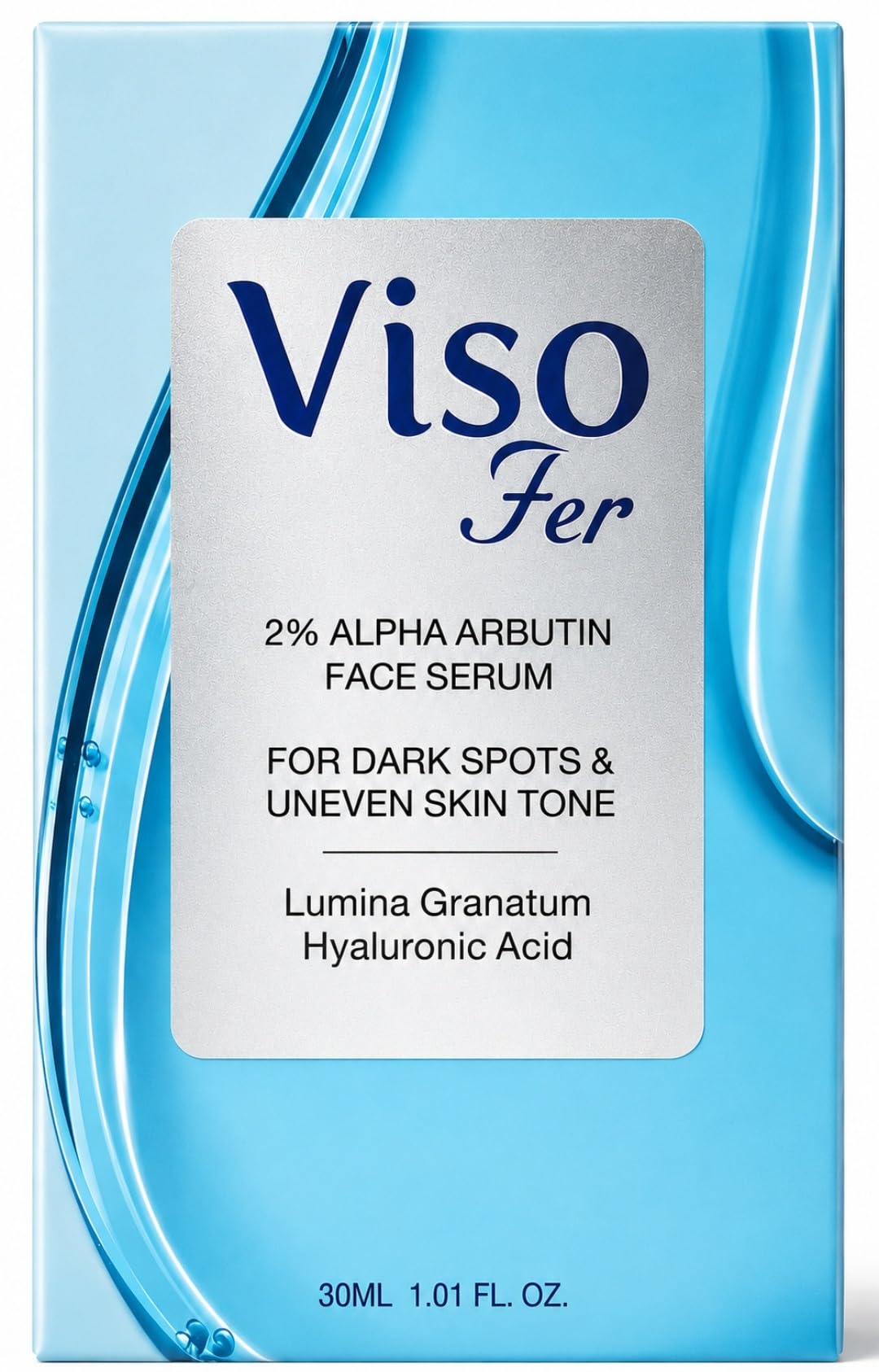 Viso Fer Serum 30ML | 2% Alpha Arbutin Lumina Granatum, hyaluronic Acid, Dermawhite WF-image-19