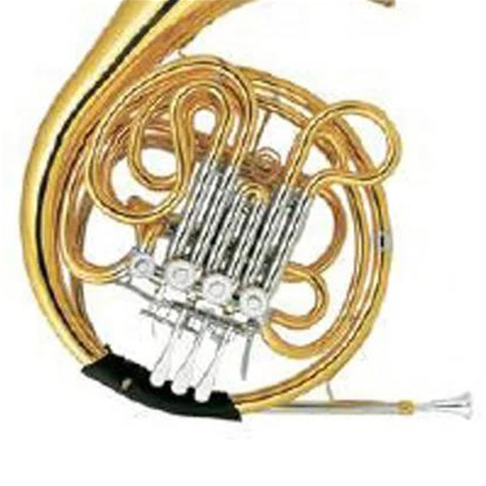 Róg Francuski Instrumenty Muzyczne Profesjonalne Wykonanie Złoty Lakier F Bb Klucz Podwójny Róg Francuski
