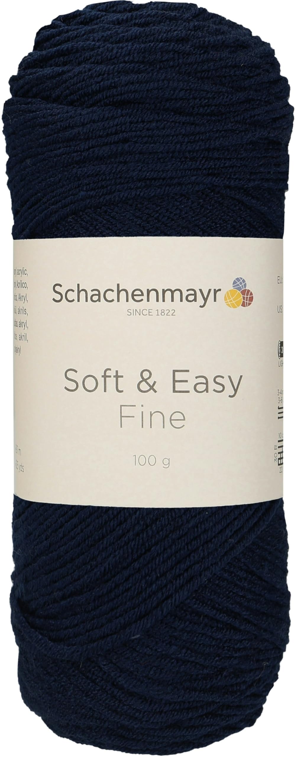 Schachenmayr Soft & Easy Fine 100 g Marine Hand Knitting Yarn