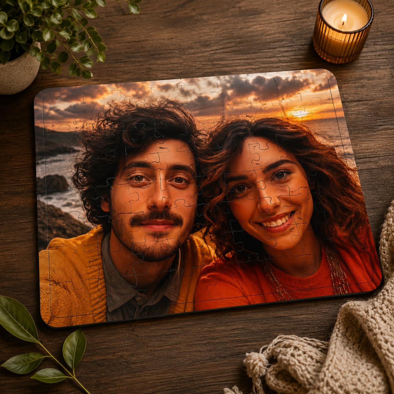 Personalized Jigsaw Puzzle with Family Photo -5