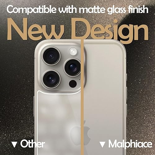 Miniatura 4 de Protector de pantalla frontal y trasera para iPhone 15 Pro Max (paquete de 2), protector de pantalla frontal y trasera, vidrio templado trasero (6.7