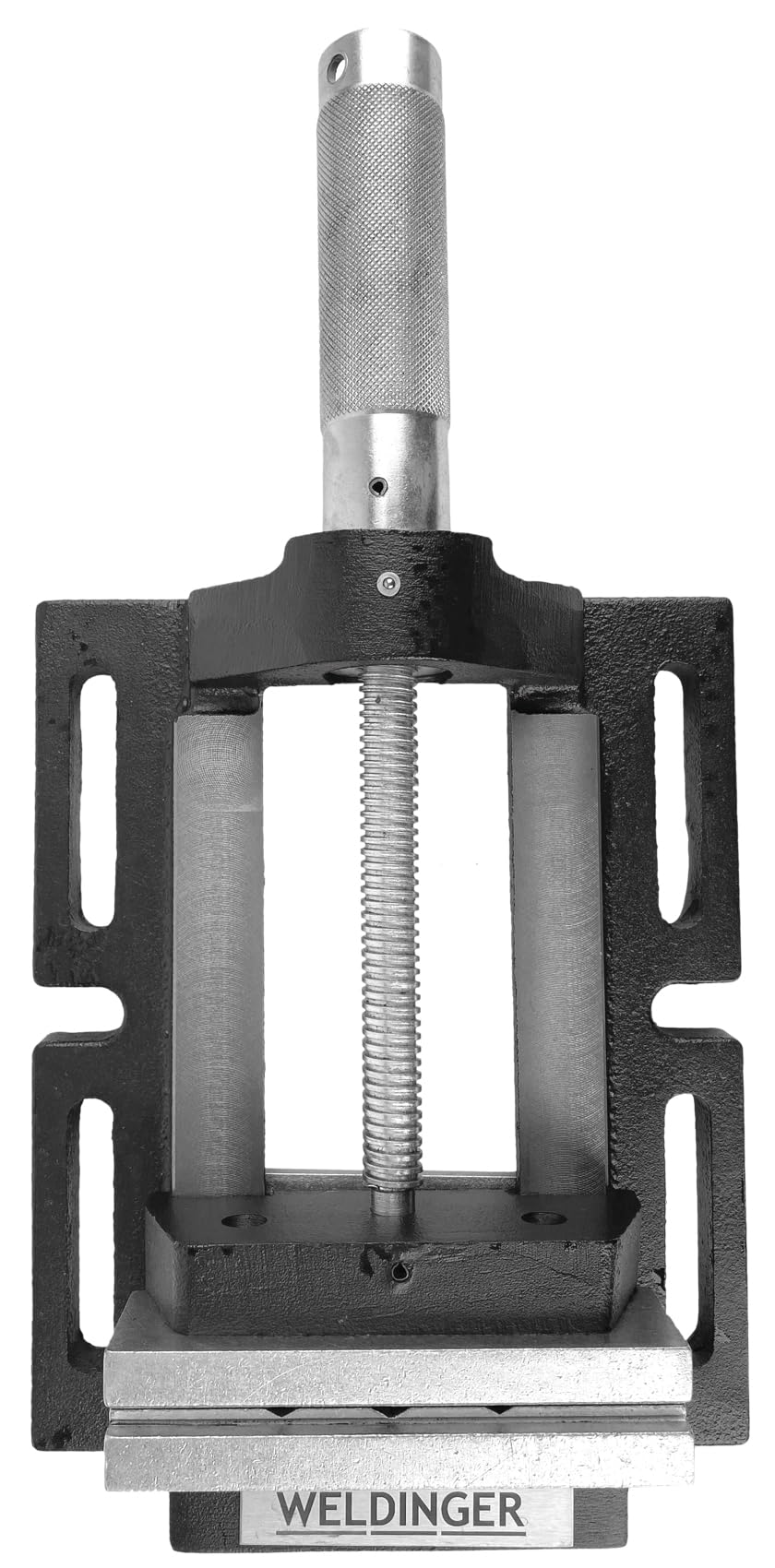 WELDINGER Maschinenschraubstock 105 mm Backenbreite für Tischbohrmaschine