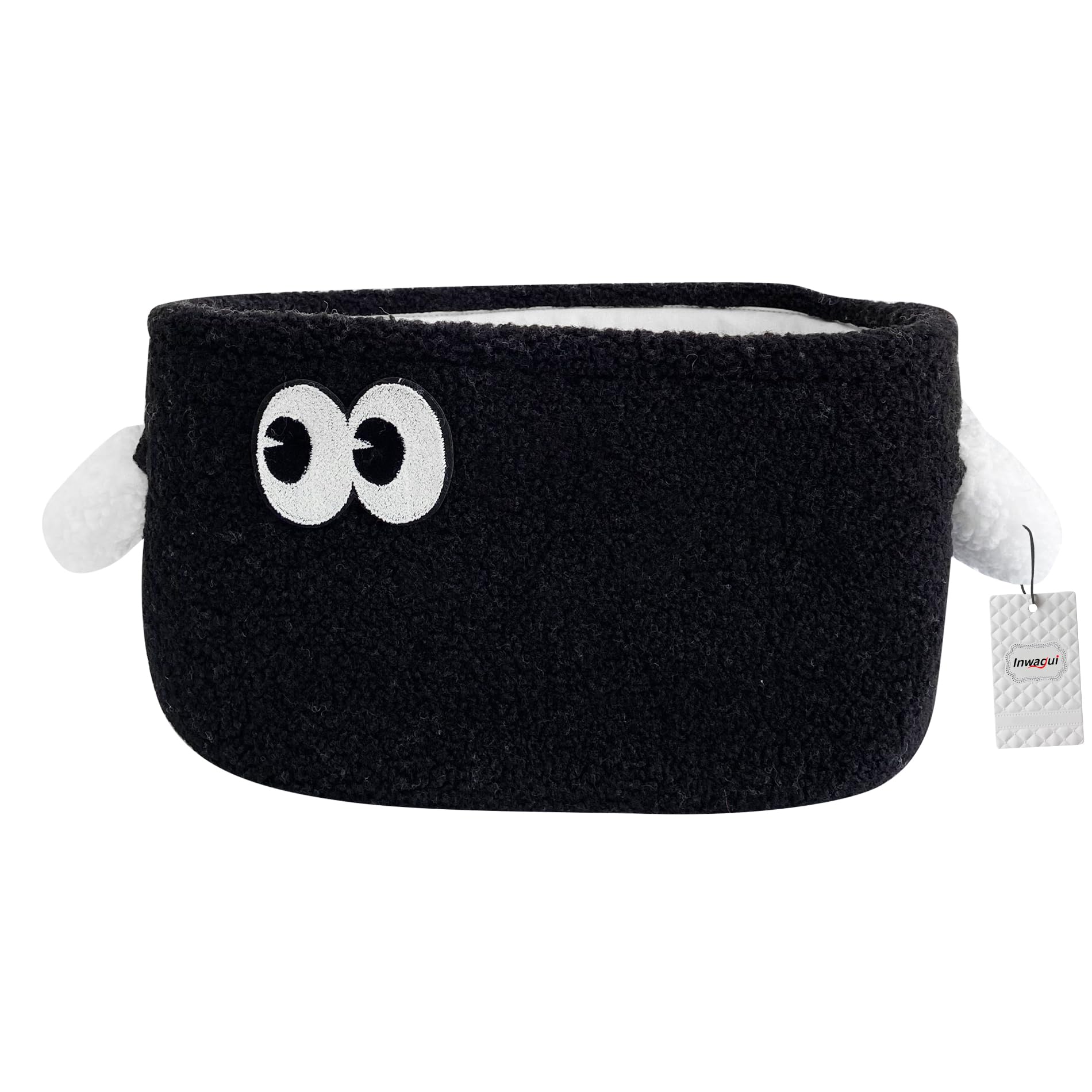 Vêtements et jouets de bébé : grand panier de rangement en peluche