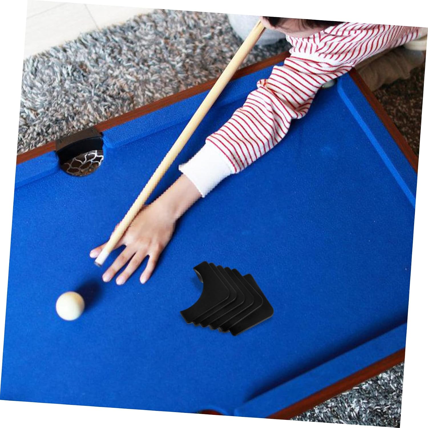 2sets Billiard Table Liners Pool Table Accessories Replacement Parts for Pockets Rails