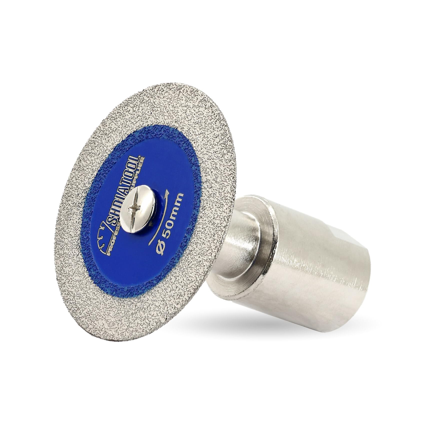 SHDIATOOL Mini Glasses Cutting Disc 50MM, M14 Flange, 1mm Ultra-Thin Diamond Cutting Blade Wheel for Cutting Glass, Jade, Crystal, Ceramics and etc