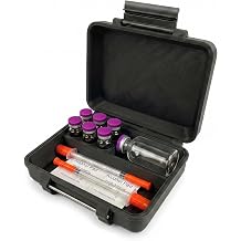 Dual 3ml and 30ml Peptide Case | Room for Syringes and Skin Prep Wipes | Injection Travel Kit