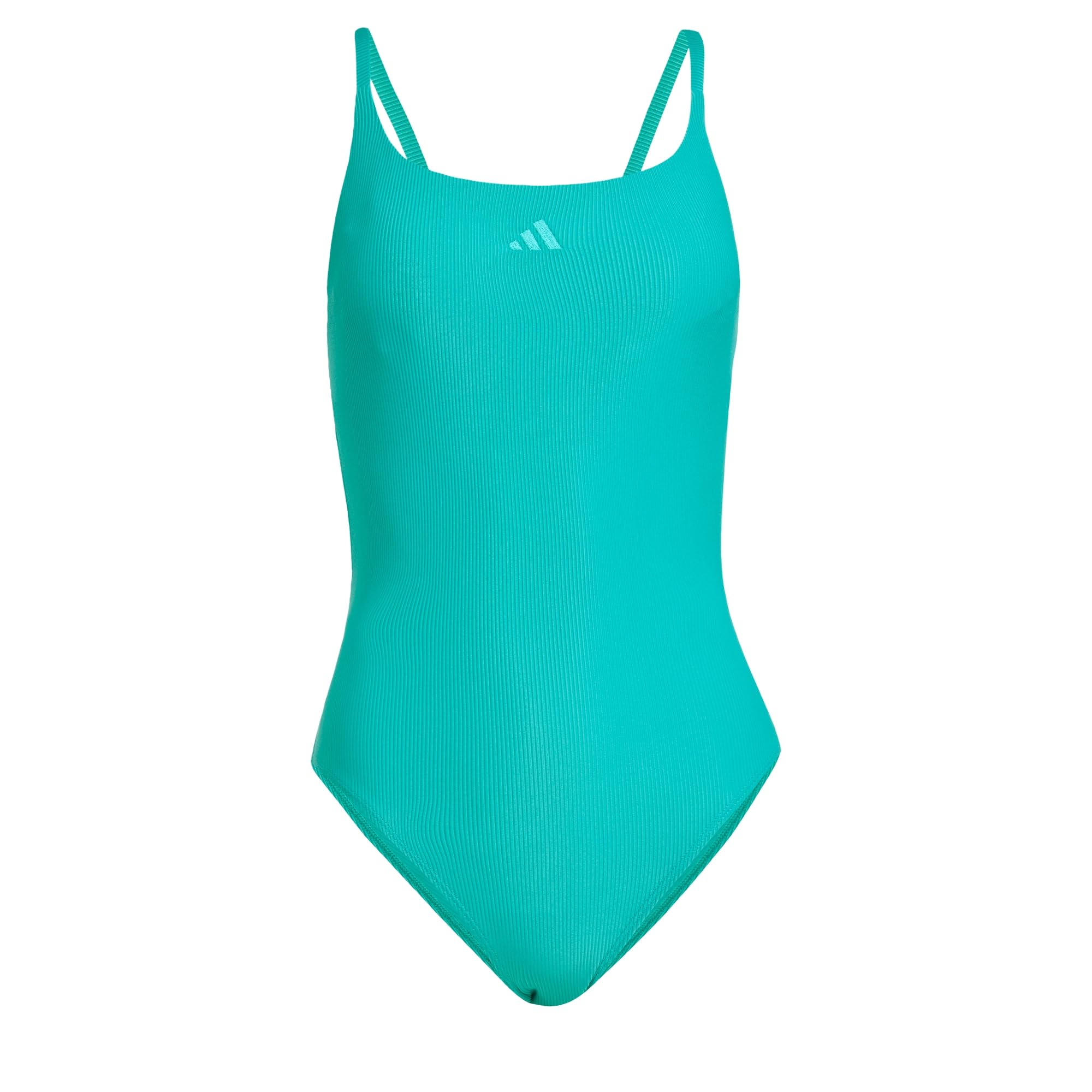 adidas Women's Iconisea Ribbed Padded Badeanzug, dünne Träger