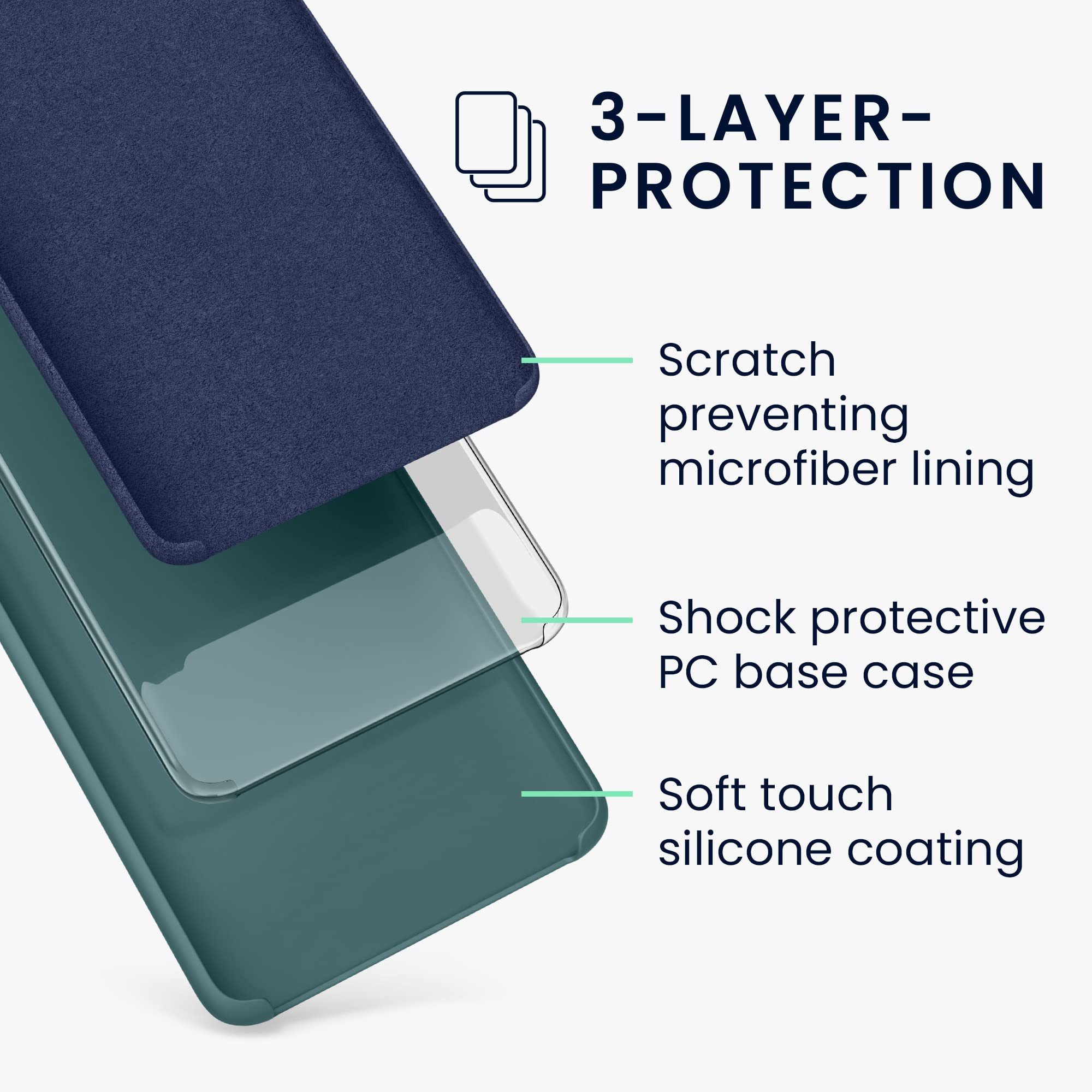 Kwmobile Silikon-Hülle Für Oppo Find X5 (5G) – Weiches TPU-Case, Rutschfest, Kabelloses Laden Möglich, Schwarz