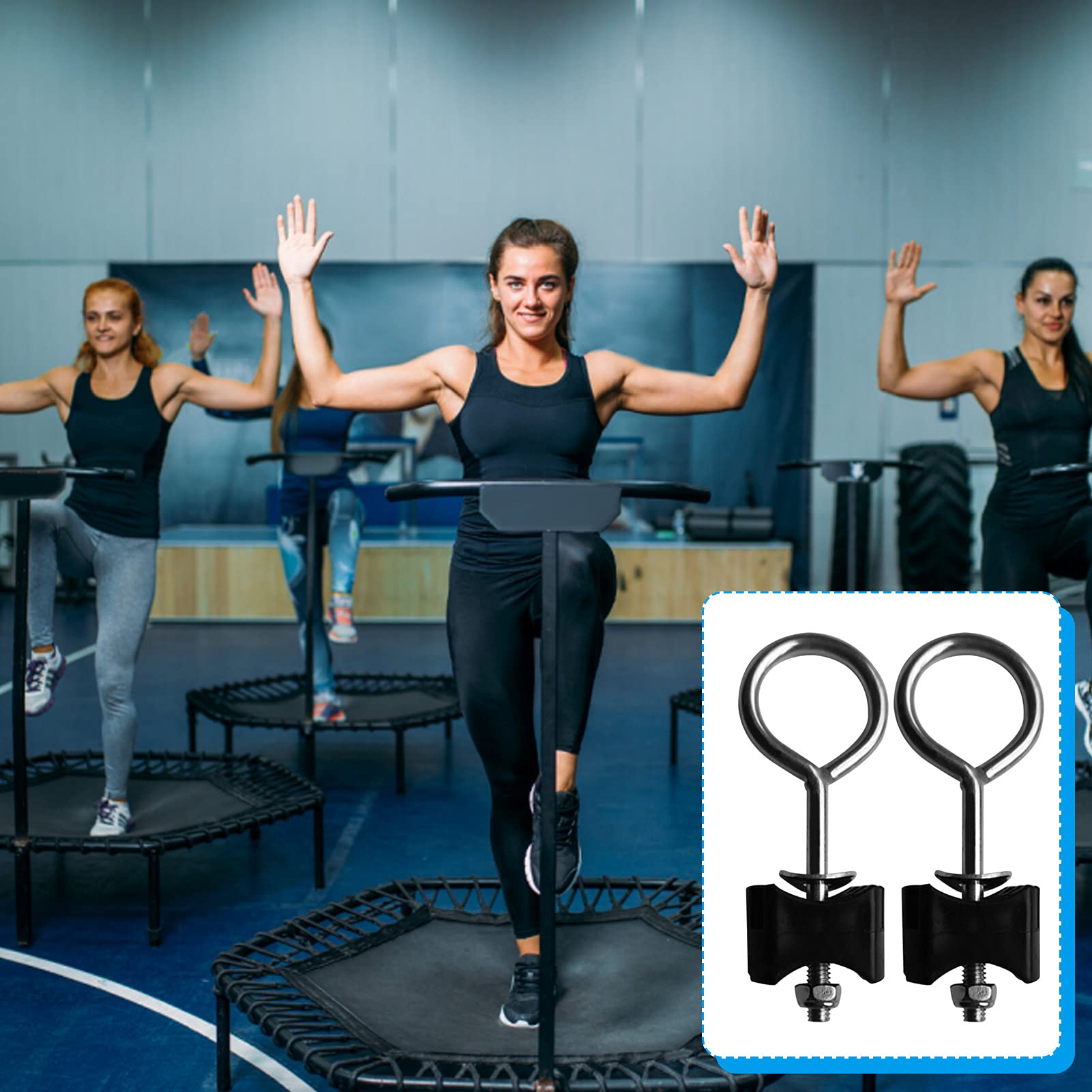 Kit 12 Viti Per Trampolino - Ricambi In Acciaio E ABS Per Fissaggio Sicuro - Foto 6