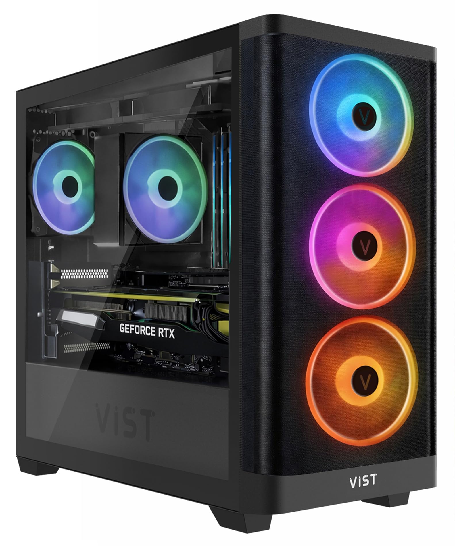 VIST PC Gaming Core i7 12700KF - Ram 32GB - RTX 5060 - SSD 1TB nVme - WIFI - W10 Pro
