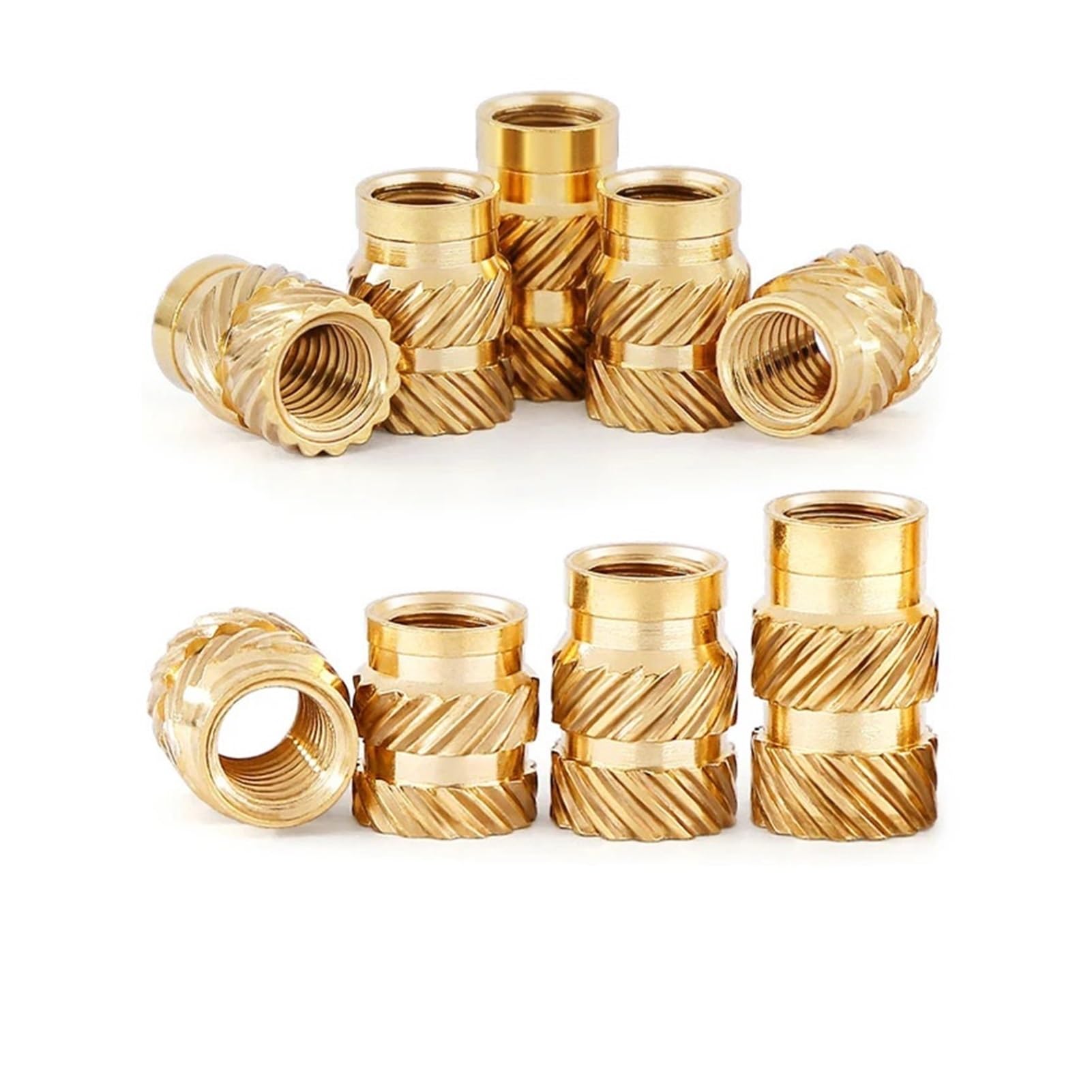 Set 338 Inserti Filettati In Ottone Per Stampa 3D – M2 M2.5 M3 M4 M5 M6 Con Punte Per Saldatore