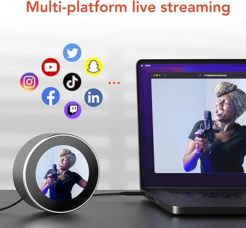 Miniatura 4 de RGBlink Grabador decodificador NDI, conmutador de video de códec NDI, codificador en vivo para transmisión, 2K HDMI/UVC a NDI completo, NDI | HX3/2,