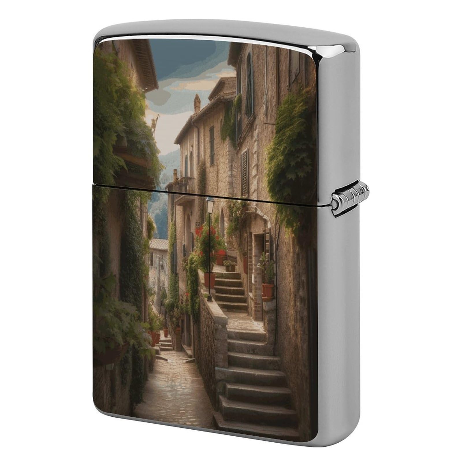 Fekiloot Style Italy Tuscan Lighter Case Cover Metal Lighter Case