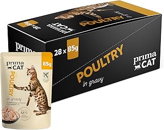 PrimaCat - Classic Wet Cat Food Poultry in Gravy 28 x 85g product image