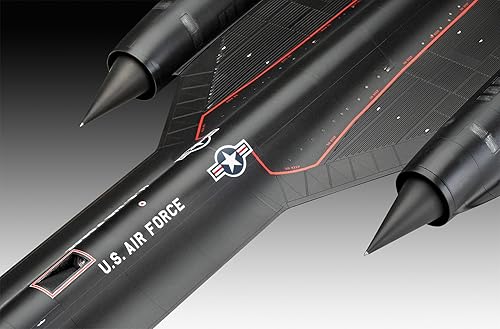 Miniatura 8 de Revell 04967 Lockheed SR-71 Blackbird Kit de modelo a escala 1:48, sin barnizar