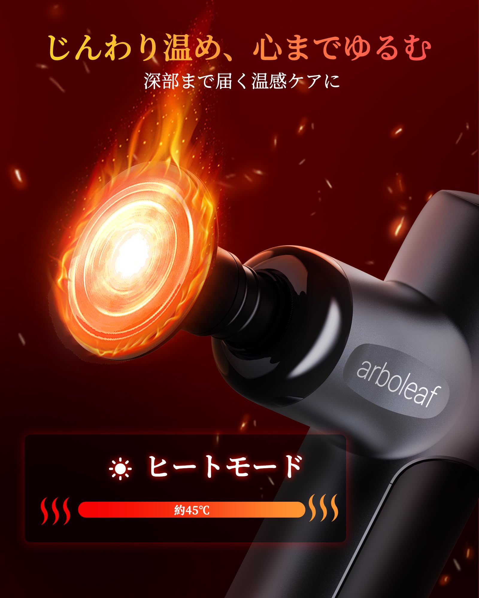 Amazon | arboleaf 筋膜リリースガン ハンディガン MINI 自適応モード