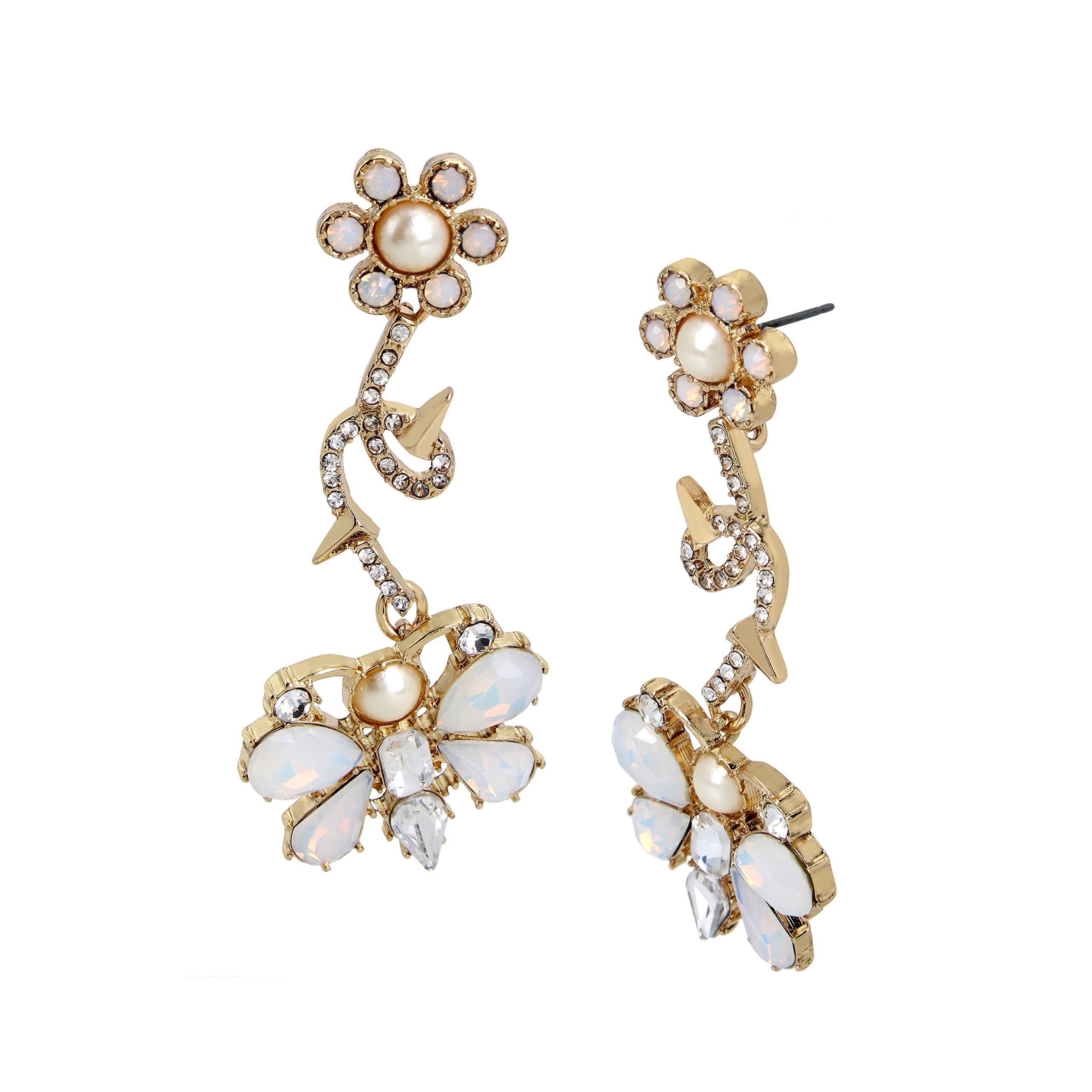 Betsey JohnsonButterfly Drop Earrings