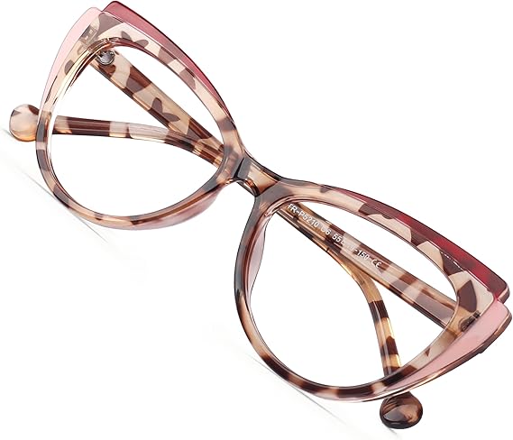 Blue Blockers Glasses for Women, Bluelight Glasses with Cat Eye Frame for Style, Comfort, Eye Strain Relief