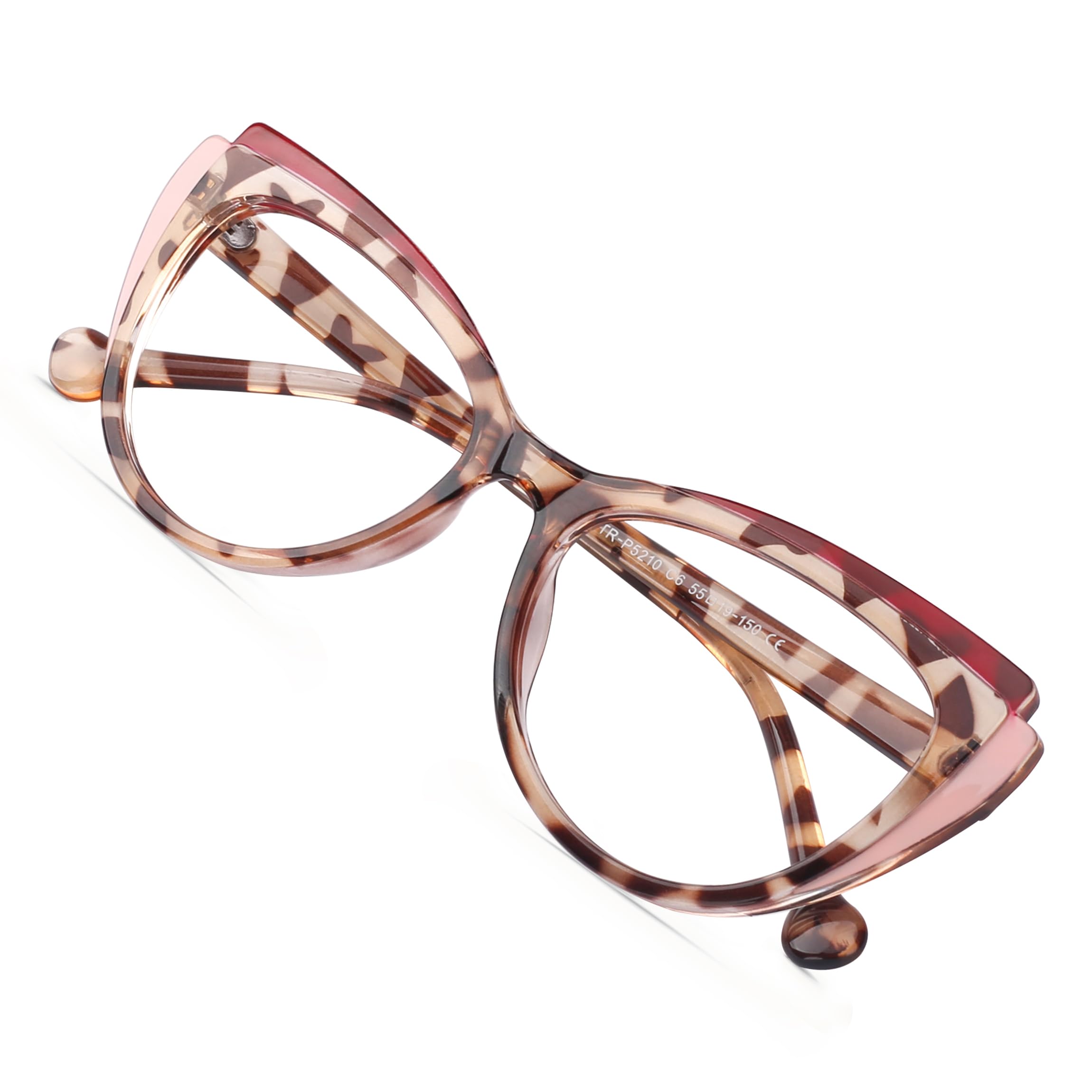 DOERAYMI Blue Blockers Glasses for Women, Bluelight Glasses with Cat Eye Frame for Style, Comfort, Eye Strain Relief