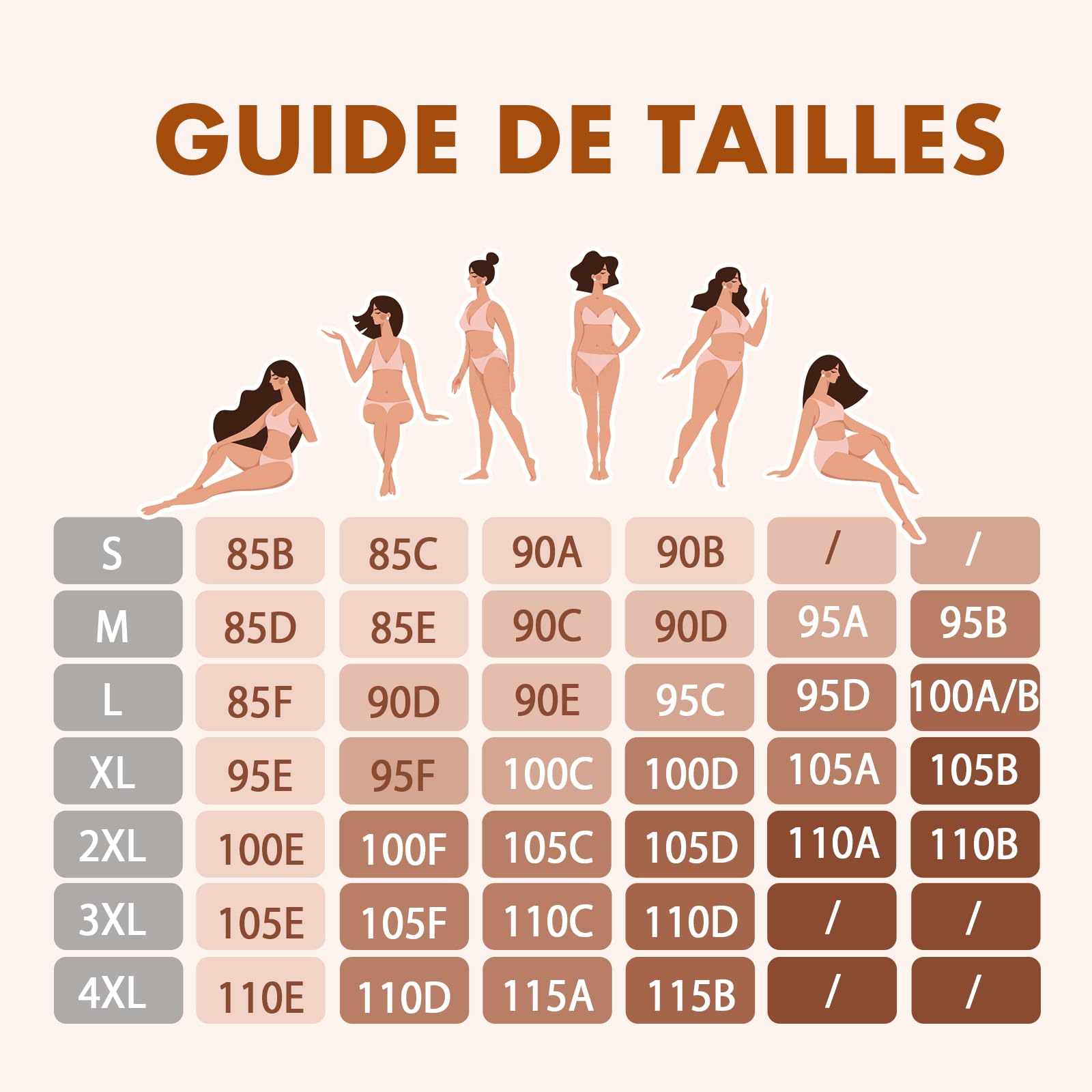 Ganado Soutien Gorge sans Armature Brassière Femme Push up Col en V Bralette Comfit Brassiere sans Coutures