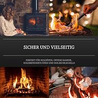 Log-Barn 500 db Természetes Fa Tűzgyújtó - Eco Wood Firelighter Szett Kályha, Grill és Kemence Használatra 3