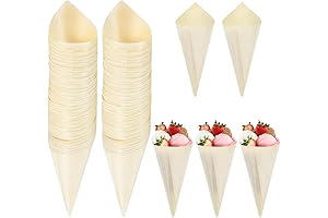 IMIKEYA Ice Cream Cone Paper