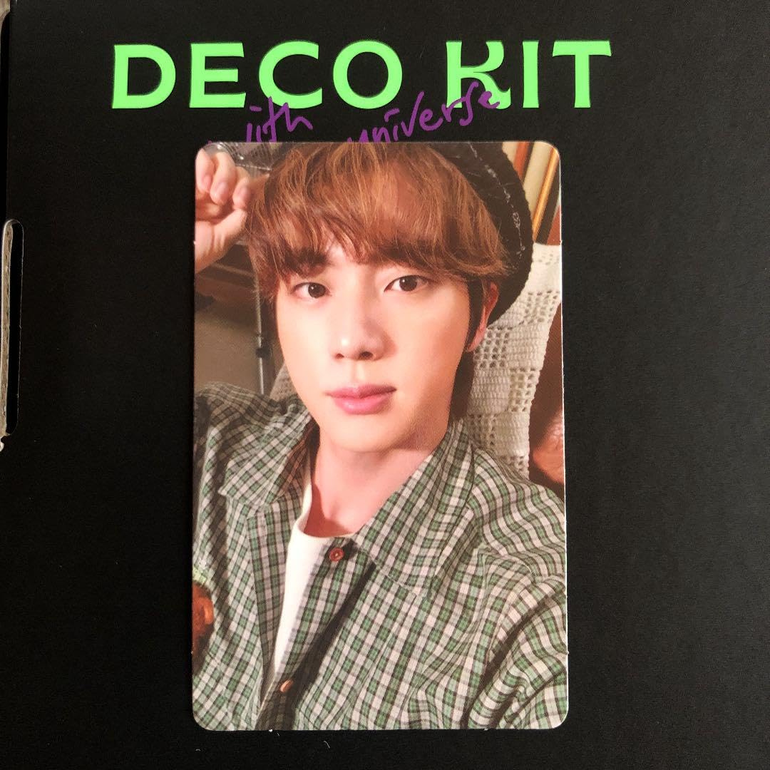 Amazon.co.jp: BTS ジン ランダムトレカ デコキット フォトカード JIN