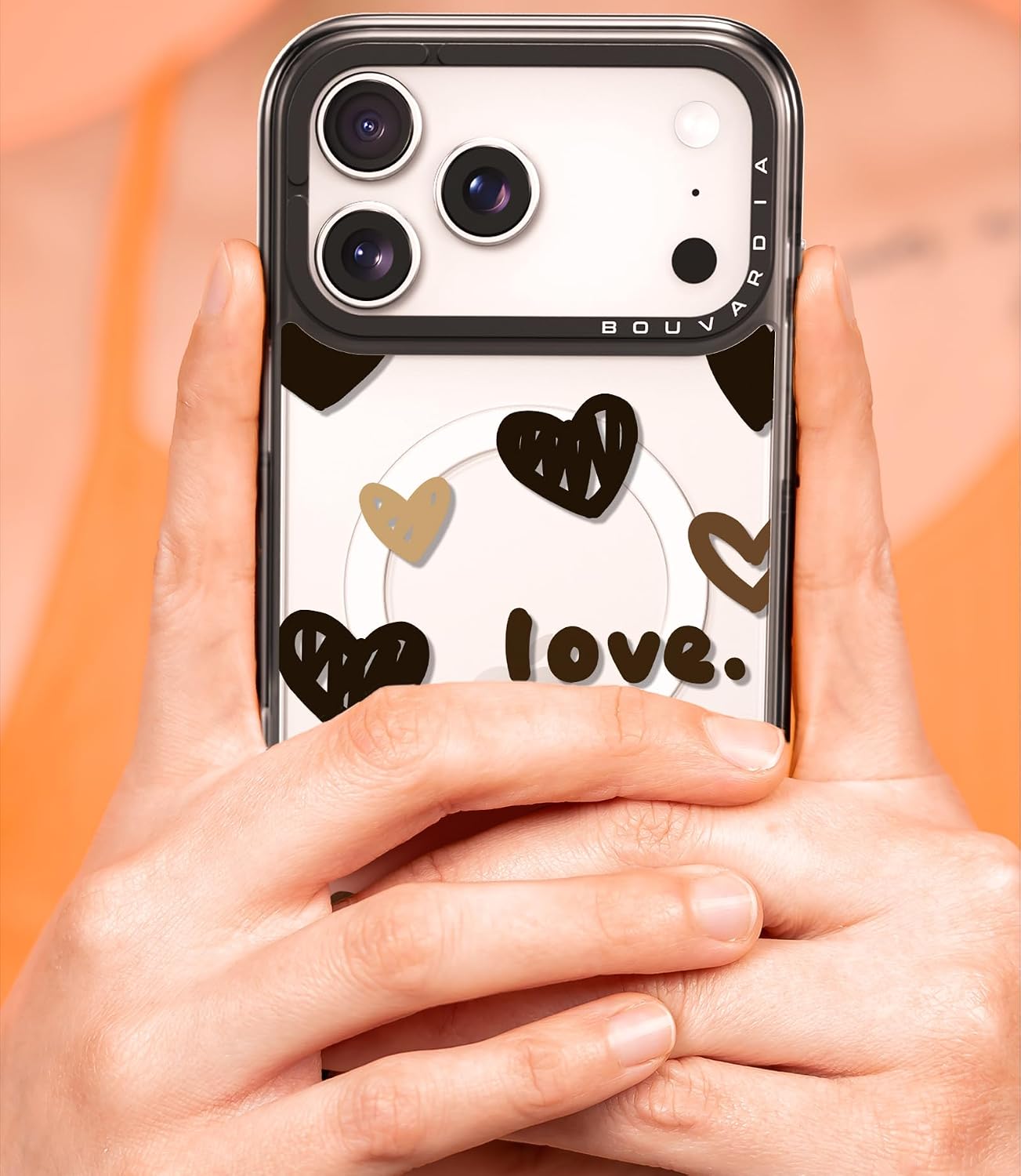Bouvardia for iPhone 17 Pro Max Case, Compatible with Magsafe, Cute Girly Design for Women, Shockproof & Aesthetic, Sweet Love