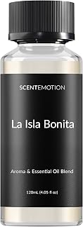 La Isla Bonita Diffuser Oil, Opulent Resort-Style Aroma | Essential Oils Blend for Ultrasonic & Waterless Diffusers, Fragrance for Home| White Mimosa, Oud & Teak | 4.05 fl oz, 120 mL