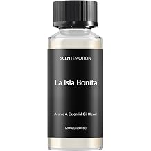 La Isla Bonita Diffuser Oil for Home, Luxury Tropical Inspired Scent, Fragrance Oil for Diffusers, White Mimosa Oud Teak, 4.05 fl oz