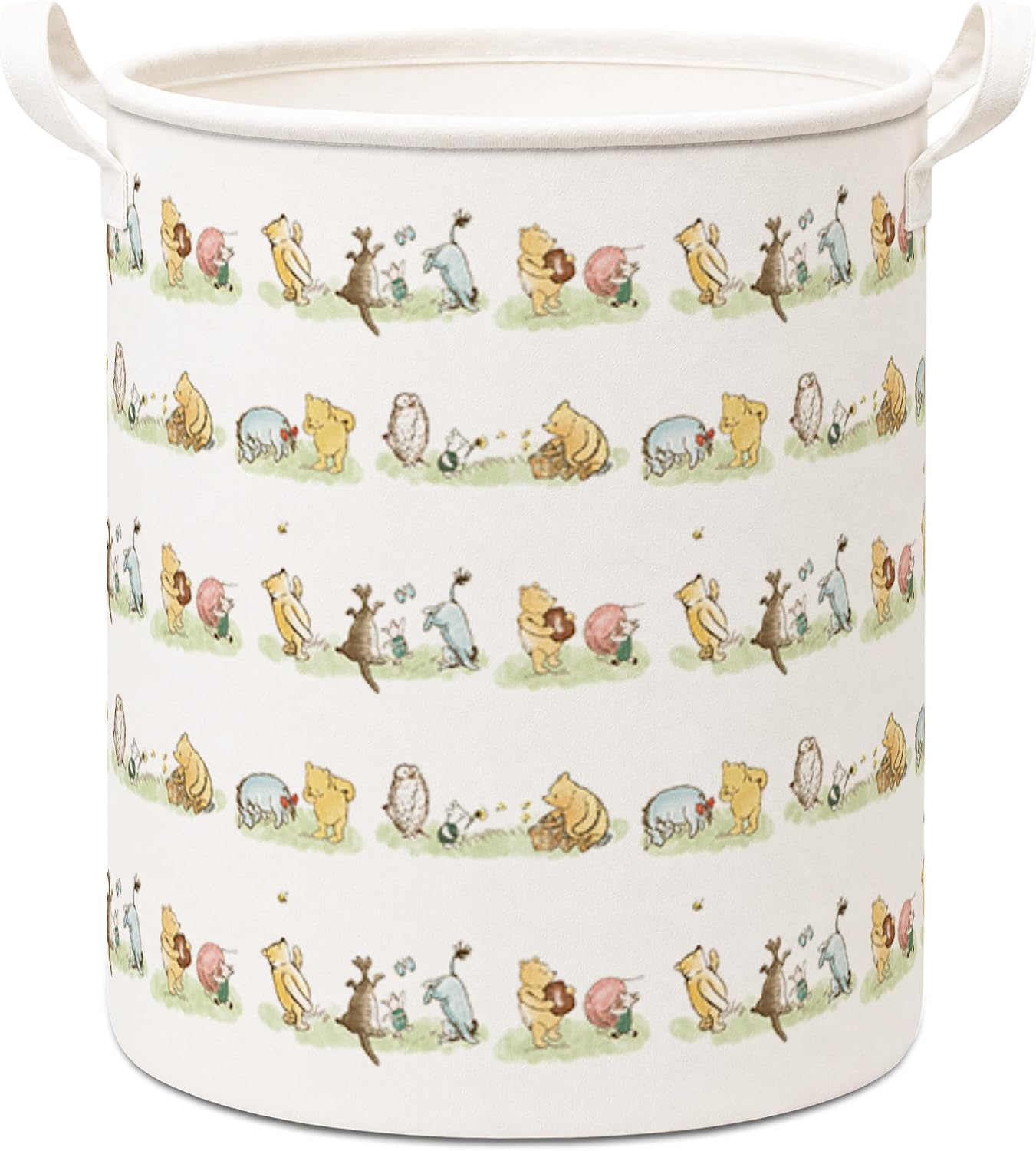 Classic Bear Storage Basket, Foldable Canvas Laundry Basket With Waterproof PE Coating, Kids, Boys And Girls Room Clothes Storage, Nursery Bathroom And Bedroom Supplies & Accessories - A25