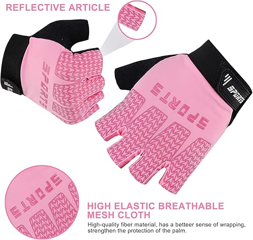 Miniatura 3 de Accmor Guantes deportivos para niños, guantes de medio dedo, guantes de ciclismo para niños y niñas, guantes de pesca para niños, guantes de pesca