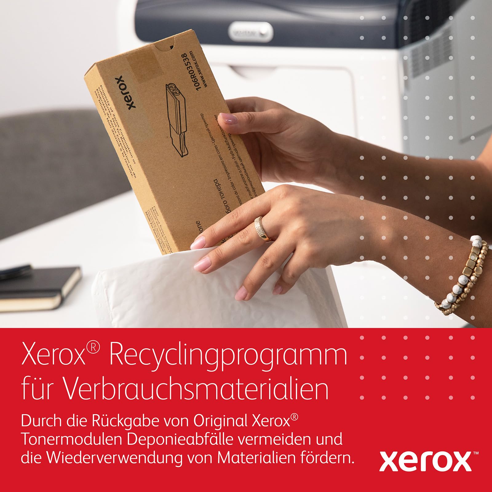 Xerox B235dni A4 34ppm Schwarz und Weiß Kabellos Laser Multifunktion Druker mit Duplex 2-seitiger Druck - Kopieren/Drucken/Scan/Fax - Farb Touchscreen