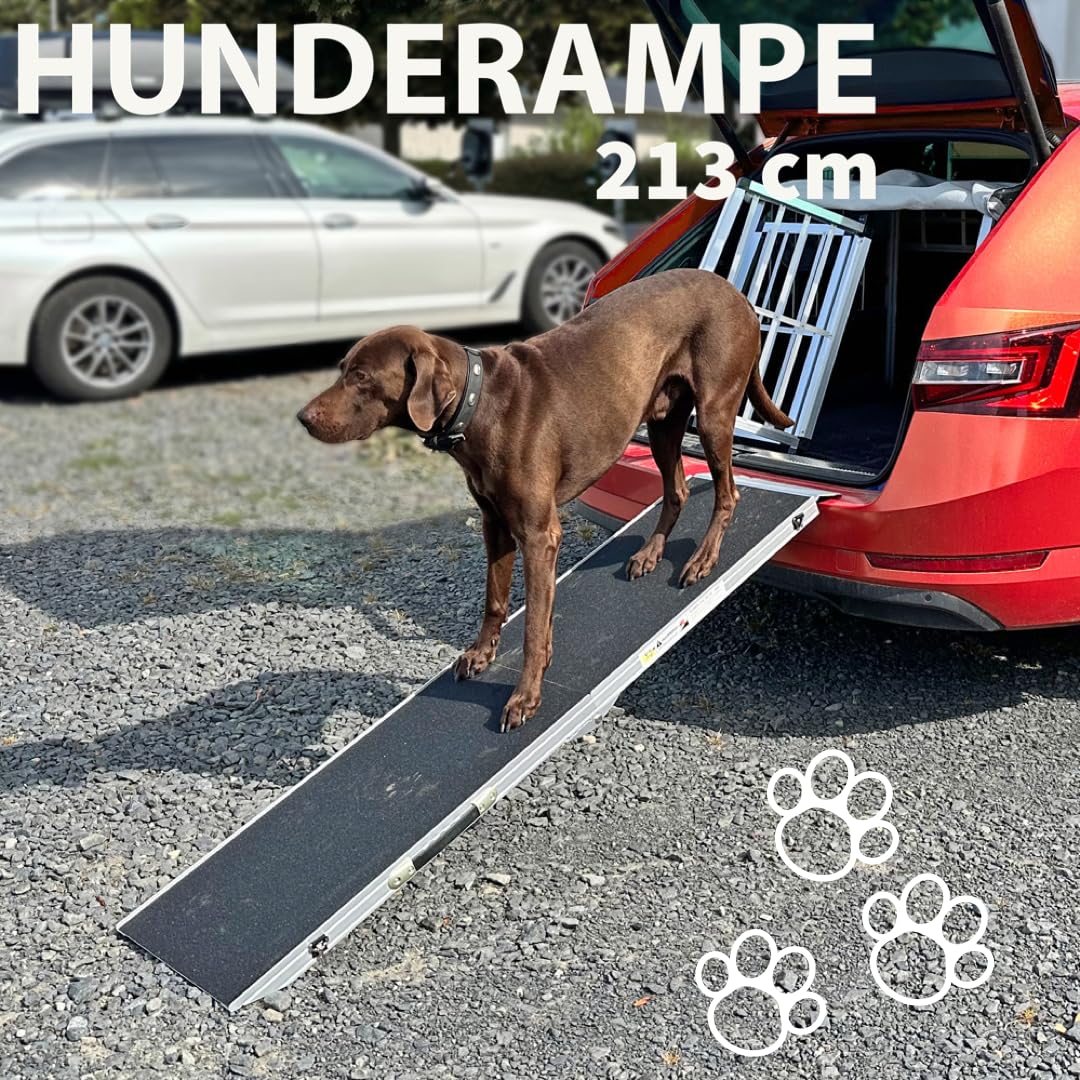 Petigi Rampe de Chien Escalier Animal Aluminium 4 Tailles Voiture Automobile Maison