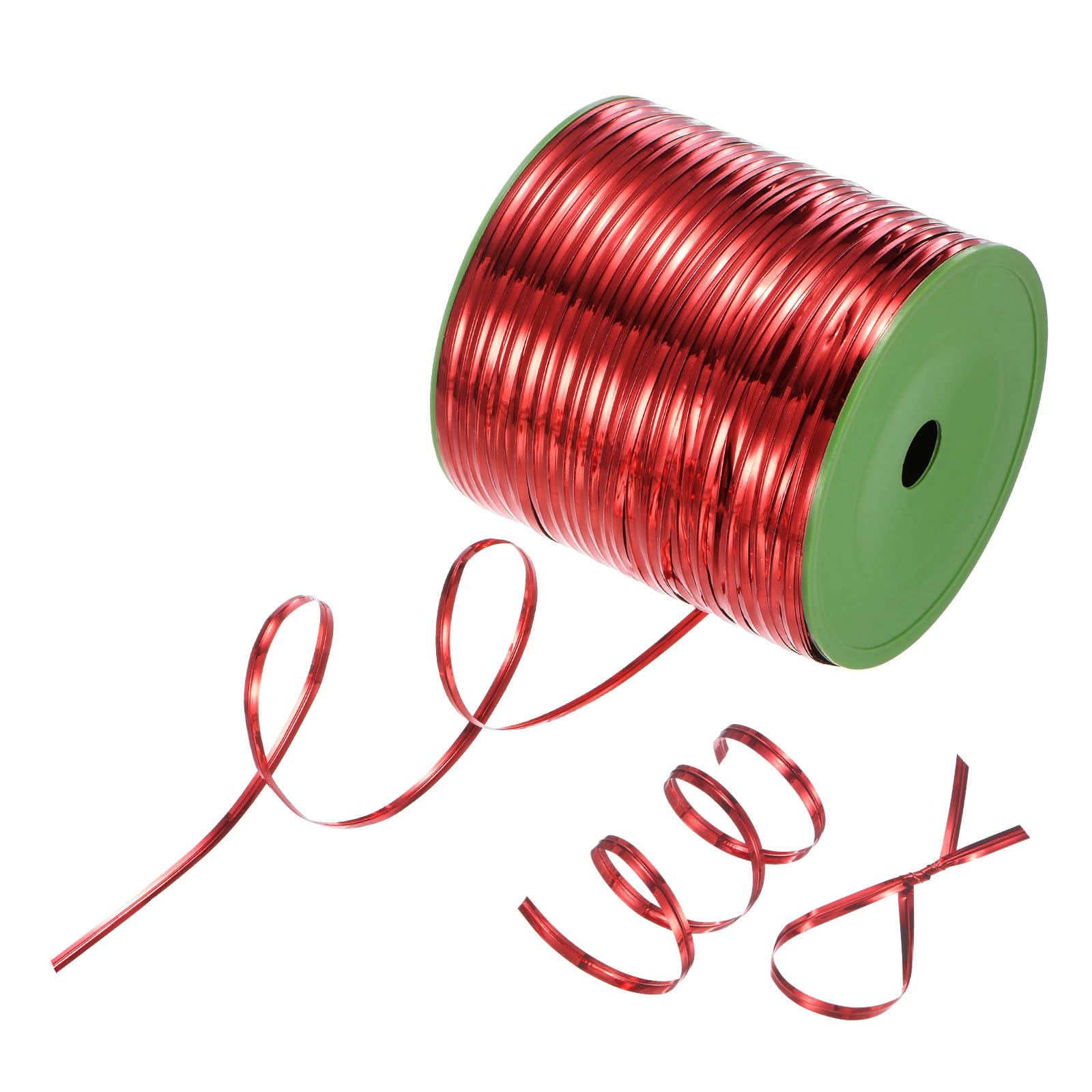 M METERXITY Metal Twist Ties, 350 Yards Metallic Twists Tie Bread Twisty-Ties for Party Decoration/Garden Plant/Gift Wrapping Bag/Cake/Pops Candy/Bakery Bags [Red] — image 1