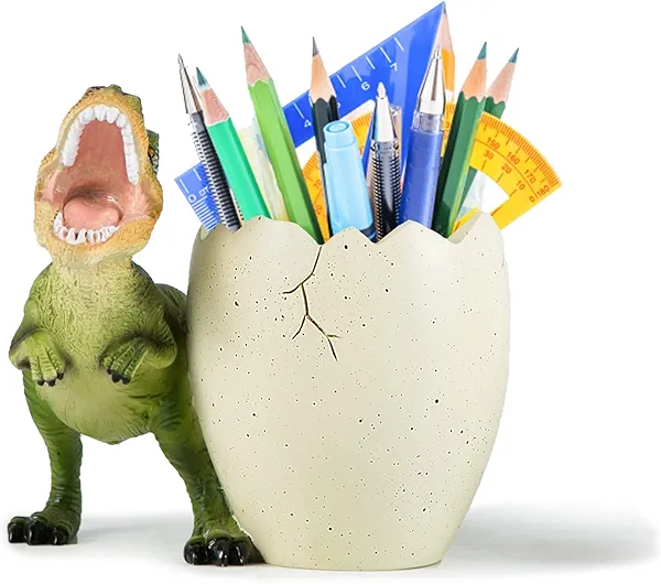 Banllis Dinosaur Pen Holder for Desk, Pencil Holder, Cute Fashion Desk Organizers and Accessories, Office Supplies Idea Gift for Women and Kids