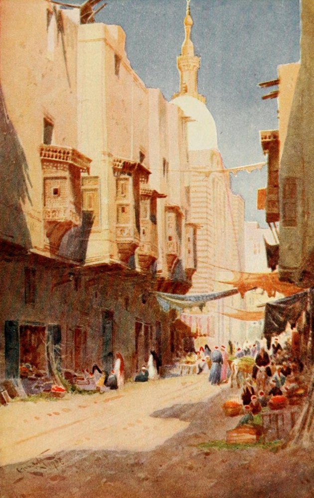 Amazon.com: Posterazzi Egypt 1910 A Cairo Street Scene Poster