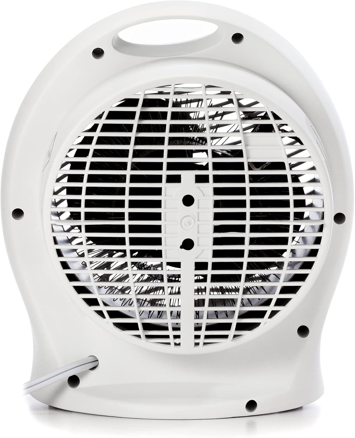 Sohler Portable Electric 1500W Fan Heater with Adjustable Thermostat, Overheat and Tip-Over Protection, ETL Certified, Ideal for Home & Office, White