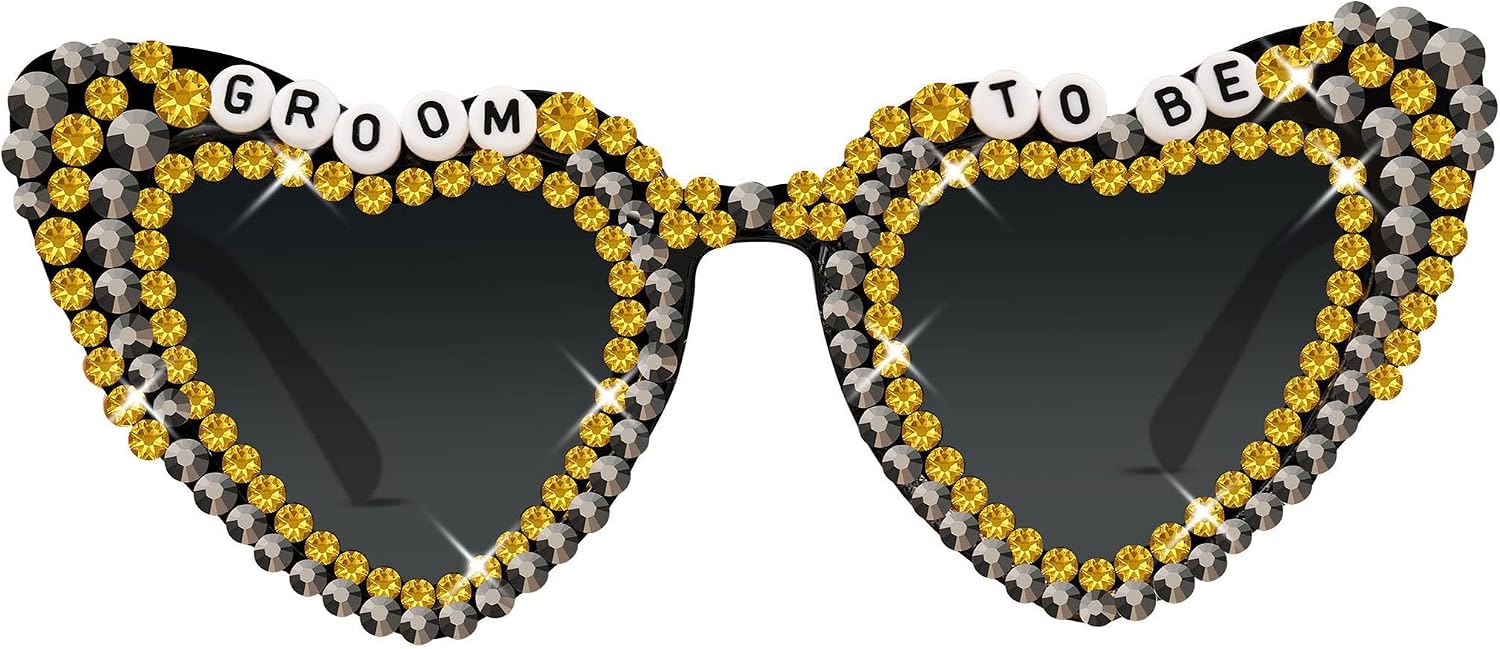Groom To Be Sunglasses for Man,Best Man Glasses for Bachelor Party Decorations Wedding Favor Gift Supplies