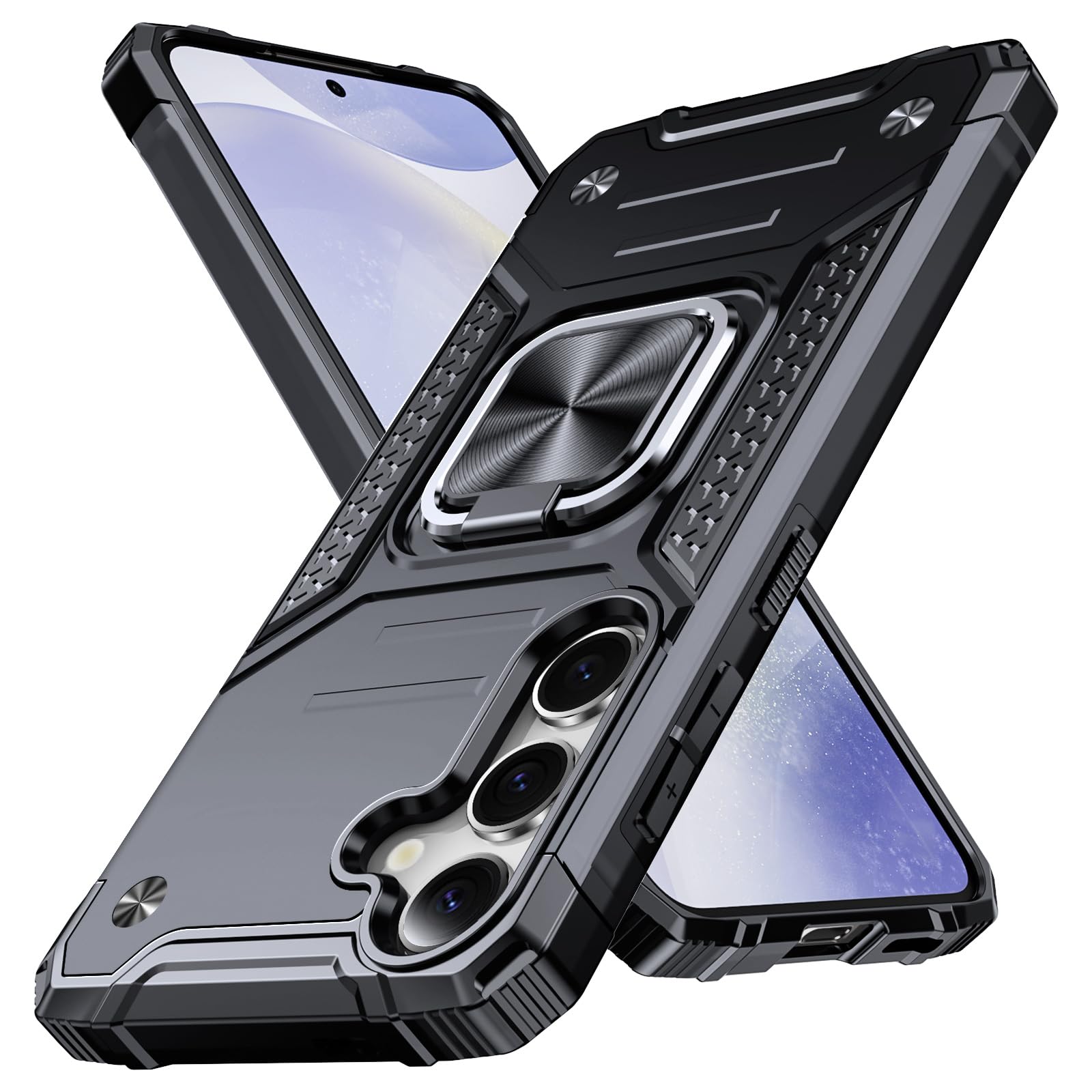 Galaxy S23 FE ケース カバー リング 米軍MIL規格取得 SCG 人気商品三層構造 耐衝撃 カメラ保護 米軍MIL規格取得 傷防止