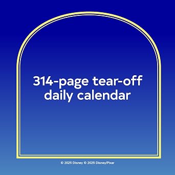 Disney A Year of Animation 2026 Daily Calendar