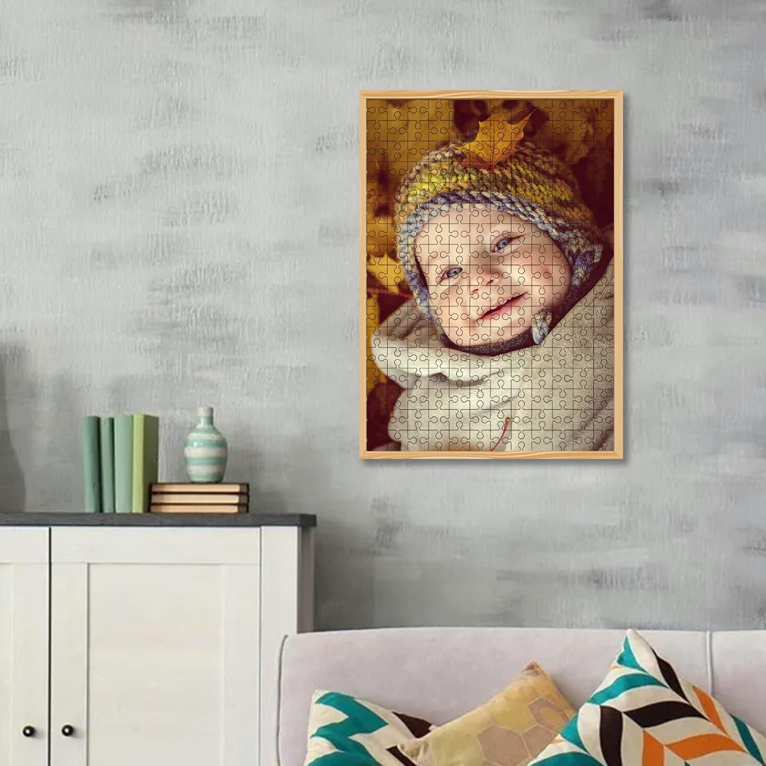 DPDP Custom Puzzles Personalized Jigsaw Puzzle 35/70/120/200/300/500/520/1000 Pieces from Photo, Make Your Own Puzzle, Custom Jigsaw Puzzle for Adults, Family, Wedding, Graduation, Gift