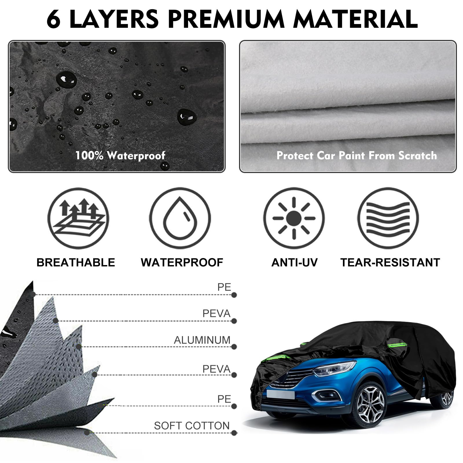 Autoabdeckung für Renault Kadjar 2015-2022